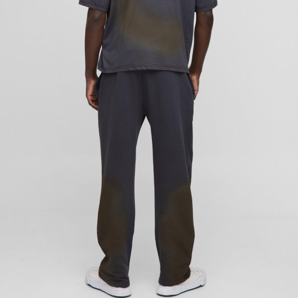 Relaxed Fit Washed Rhinestone Joggers - Image 2