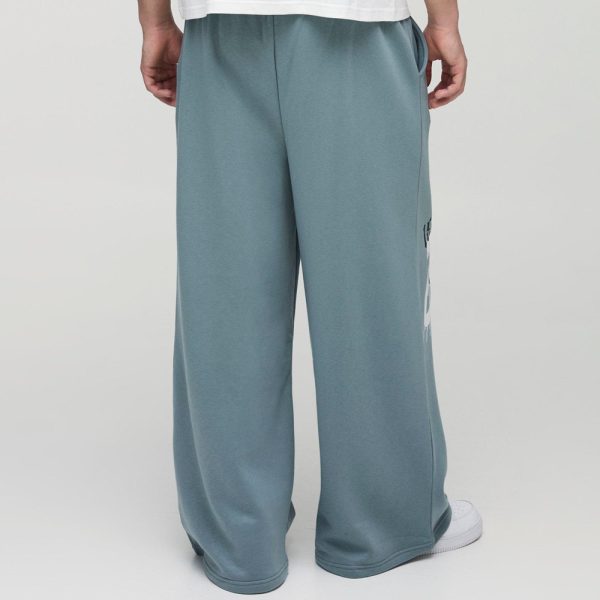 Extreme Wide Leg Grunge Varsity Jogger - Image 2